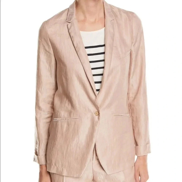 forte forte Jackets & Blazers - Forte Forte "Iridescent" jacket in satiny linen.